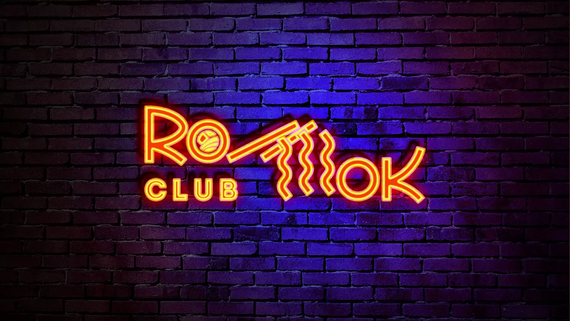 Разработка интерьерной вывески суши-бара «Roll Wok Club» в Данкове